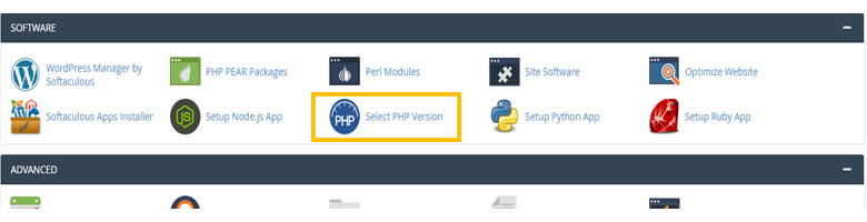 select-php-version